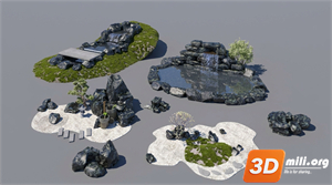 Rockery Skp Files